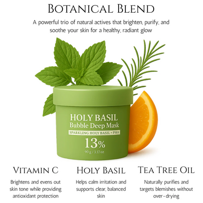 Holy Basil Bubble Mask