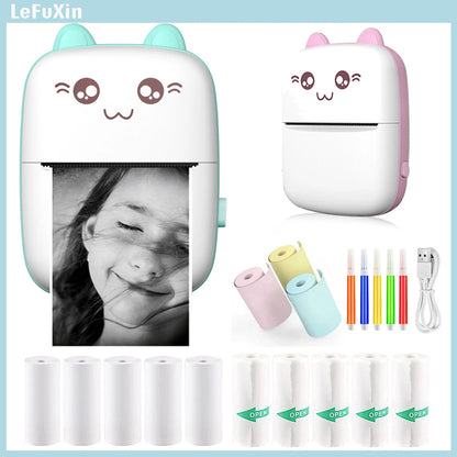 Portable Mini Pocket Printer BT Thermal Printer